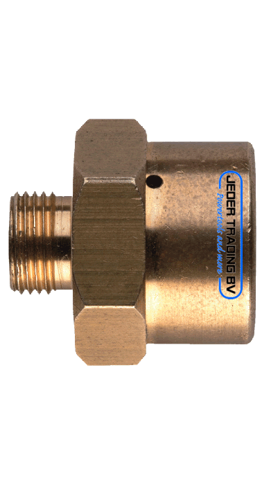 Adapter M10x1 AG x M12x1,5 AG - für Allmess Wärmezähler